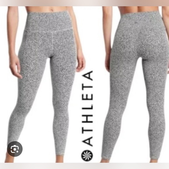 Athleta Heathered Gray Leggings Size S - Picture 1 of 7